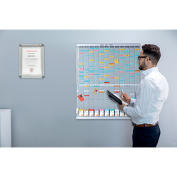 Planning: Fichas T NOBO (estuche 100) tamaño 2, gris