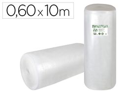 Plastico burbuja liderpapel ecouse 0.60x10m 30% de plastico reciclado