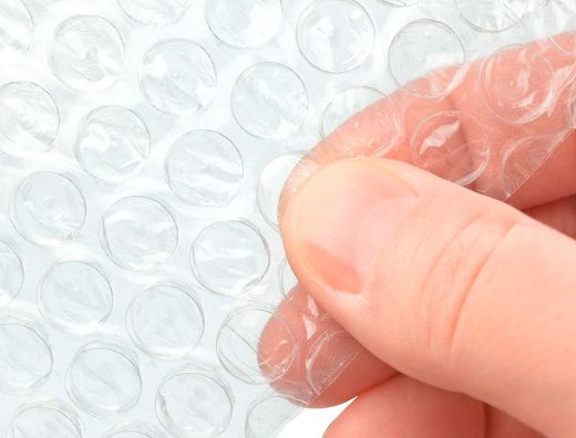 Plastico burbuja liderpapel ecouse 0.60x3m 30% de plastico reciclado