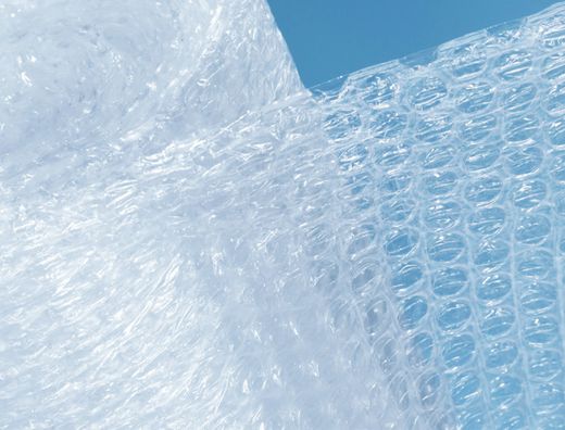 Plastico burbuja liderpapel ecouse 1.60x200m 30% de plastico reciclado