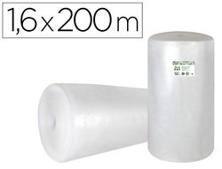 Plastico burbuja liderpapel ecouse 1.60x200m 30% de plastico reciclado