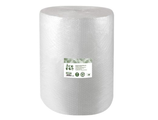 Plastico burbuja liderpapel ecouse 1x25m 30% de plastico reciclado