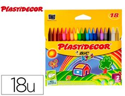 Plastidecor Bic estuche 18 lápices