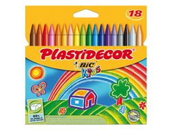 Plastidecor Bic estuche 18 lápices