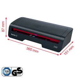 Plastificadora GBC 240 Din A4, negro