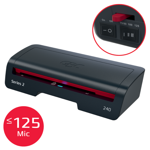 Plastificadora GBC 240 Din A4, negro