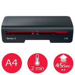 Plastificadora GBC 240 Din A4, negro