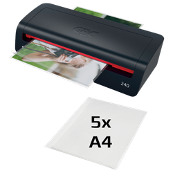 Plastificadora GBC 240 Din A4, negro