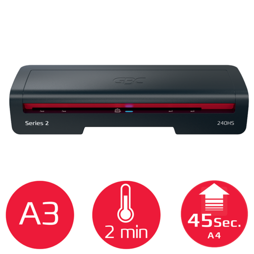 Plastificadora GBC 240HS Din A3, negro