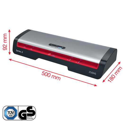 Plastificadora GBC 250HS DIN A3, plata
