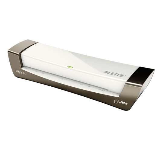 Plastificadora iLAM Office DIN A4, plata/blanco