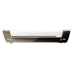 Plastificadora iLAM Office DIN A4, plata/blanco
