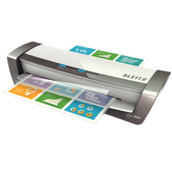 Plastificadora iLAM Office Pro DIN A3, plata/blanco