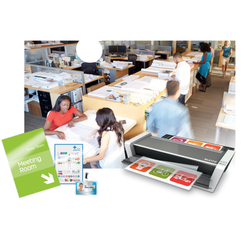 Plastificadora iLAM Touch 2 DIN A3, blanco/plata