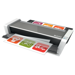 Plastificadora iLAM Touch 2 DIN A3, blanco/plata