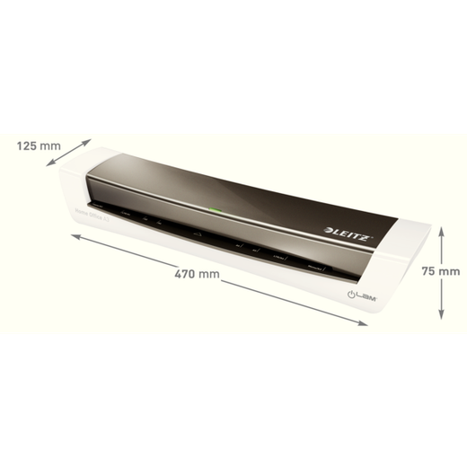 Plastificadora Leitz Ilam Home Office A3 Gris Oscuro 74400089