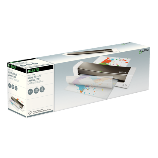 Plastificadora Leitz Ilam Home Office A3 Gris Oscuro 74400089