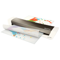 Plastificadora Leitz Ilam Home Office A3 Gris Oscuro 74400089