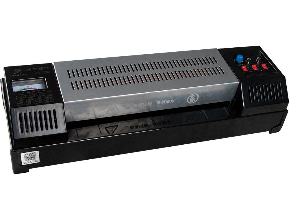 Plastificadora q-connect kf16918 profesional rugerizada caliente DIN A3 cuatro rodillos hasta 200 micras