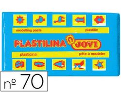 Plastilina Jovi 70 Azul Claro -Unidad -Tamaño Pequeño