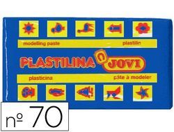Plastilina Jovi 70 Azul Oscuro -Unidad Tamaño Pequeño