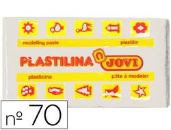 Plastilina Jovi 70 Blanca -Unidad -Tamaño Pequeño