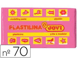 Plastilina Jovi 70 Rosa -Unidad -Tamaño Pequeño