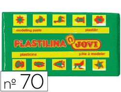 Plastilina Jovi 70 Verde Claro -Unidad -Tamaño Pequeño