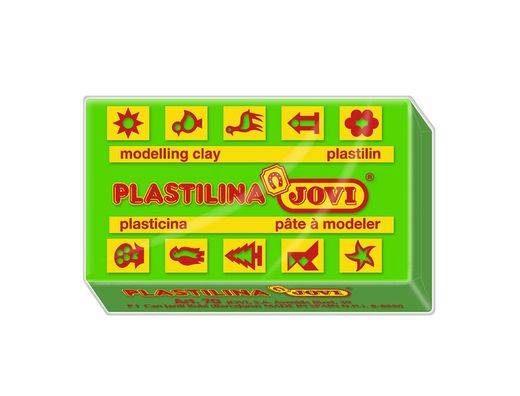 Plastilina Jovi 70 Verde Claro -Unidad -Tamaño Pequeño