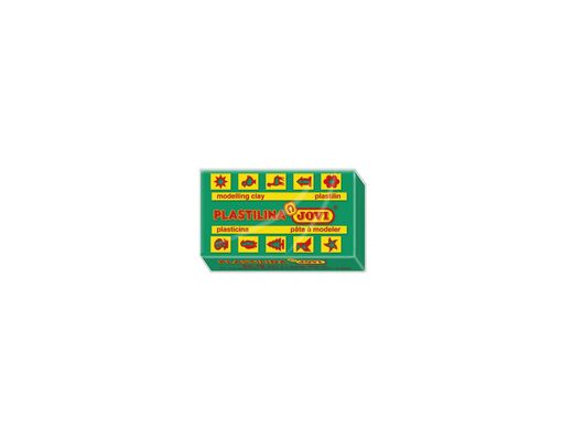 Plastilina Jovi 70 Verde Oscuro -Unidad -Tamaño Pequeño
