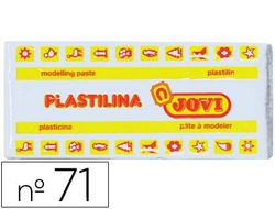 Plastilina Jovi 71 Blanco -Unidad -Tamaño Mediano