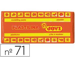 Plastilina Jovi 71 Naranja -Unidad -Tamaño Mediano