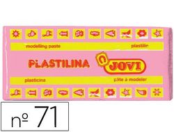 Plastilina Jovi 71 Rosa -Unidad -Tamaño Mediano