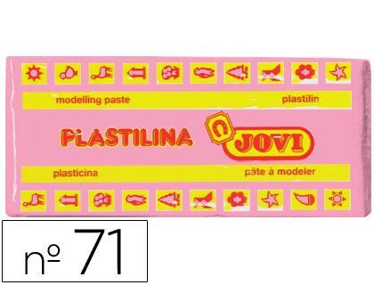 Plastilina Jovi 71 Rosa -Unidad -Tamaño Mediano