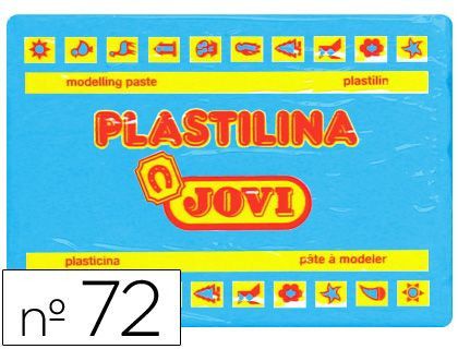 Plastilina Jovi 72 Azul Claro -Unidad -Tamaño Grande