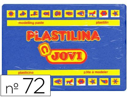 Plastilina Jovi 72 Azul Oscuro -Unidad -Tamaño Grande