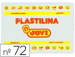 Plastilina Jovi 72 Blanco -Unidad -Tamaño Grande