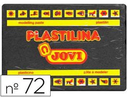 Plastilina Jovi 72 Negro -Unidad -Tamaño Grande