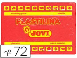 Plastilina Jovi 72 Rojo -Unidad -Tamaño Grande