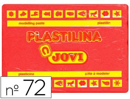 Plastilina Jovi 72 Rojo -Unidad -Tamaño Grande