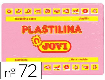 Plastilina Jovi 72 Rosa -Unidad -Tamaño Grande