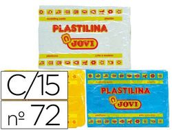 Plastilina Jovi 72 Surtida -Tamaño Grande -Caja de 15 Unidades