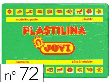 Plastilina Jovi 72 Verde Claro -Unidad -Tamaño Grande