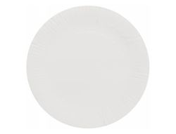 Plato papel reciclable blanco 22 cm paquete 100 unidades