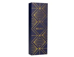 Pluma belius soiree aluminio color art deco azul marino y dorado tinta azul caja de diseño