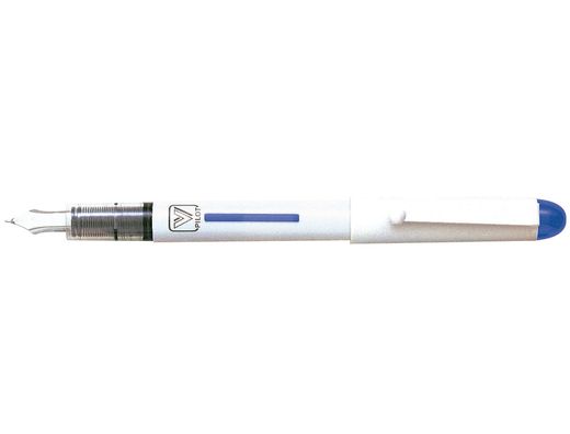 Pluma Pilot V Pen Blanco Desechable Azul Svpn-4Wl