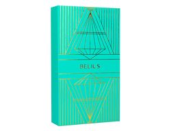 Pluma y estuche belius soiree color art deco turquesa dorado tinta azul caja de diseño