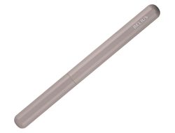 Pluma y funda de similpiel belius space b color minimalista gris tinta azul caja de diseño