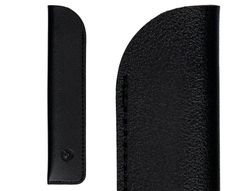 Pluma y funda de similpiel belius space b color minimalista negro tinta azul caja de diseño