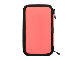 Plumier escolar antartik doble color coral 28 piezas